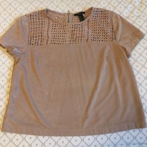 Tan crop top